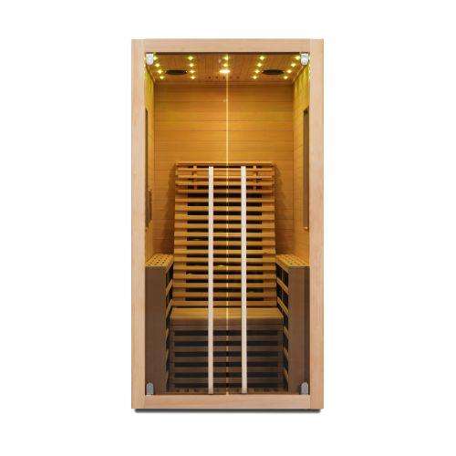 CARBON 1A Sauna na podczerwień 1-osobowa 100x130x195 cm J10100