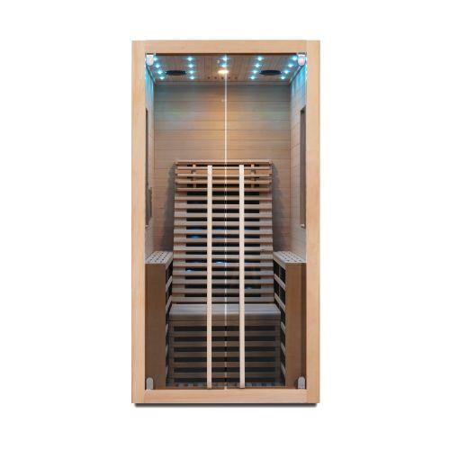CARBON 1A Sauna na podczerwień 1-osobowa 100x130x195 cm J10100 kolory