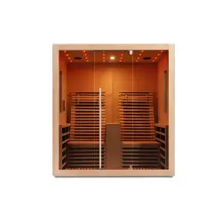 CARBON 2A Sauna na podczerwień infrared 2-osobowa 180x150x195 cm SANOTECHNIK J10180