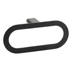 ORGANIC BLACK Wieszak na ręcznik owal 167104380