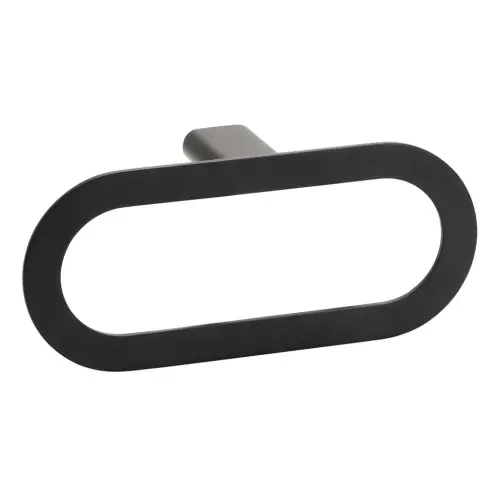 ORGANIC BLACK Wieszak na ręcznik owal 167104380