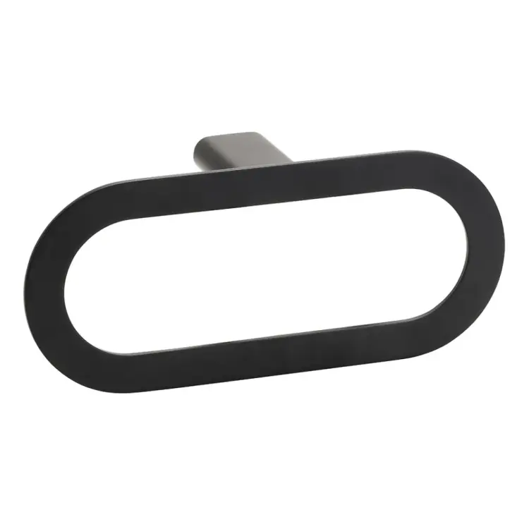 ORGANIC BLACK Wieszak na ręcznik owal 167104380
