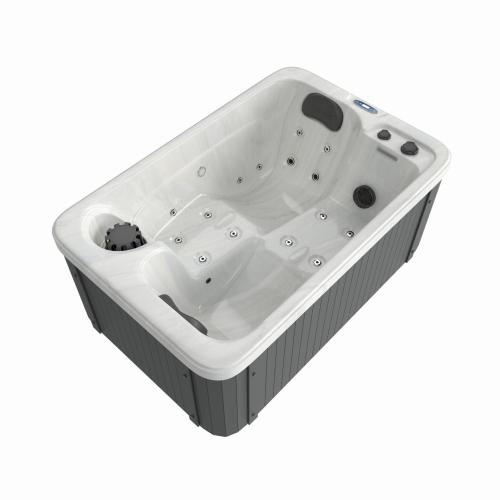 SPA30_3.jpgBasen ogrodowy 2 osobowy JACUZZI - biały marmur SPA30 bokiem