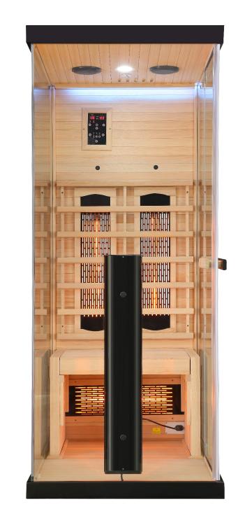 Billund 1A 1-Osobowa Sauna na podczerwień 80 x 110 x 190 cm SB40080 front