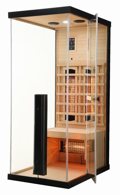 Billund 1A 1-Osobowa Sauna na podczerwień 80 x 110 x 190 cm SB40080 bokiem