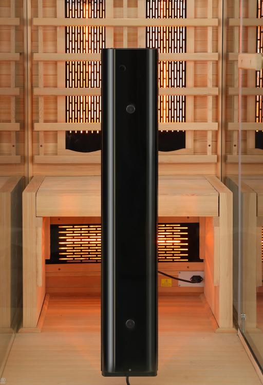 Billund 1A 1-Osobowa Sauna na podczerwień 80 x 110 x 190 cm SB40080 z bliska