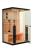 Billund 2A 2-Osobowa Sauna na podczerwień 125 x 100 x 190 cm SB40125 drzwi otwarte