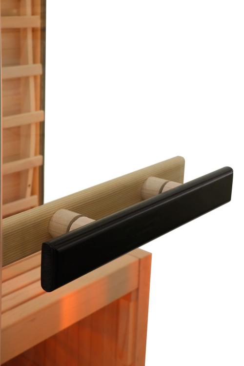 Billund 2A 2-Osobowa Sauna na podczerwień 125 x 100 x 190 cm SB40125 uchwyt