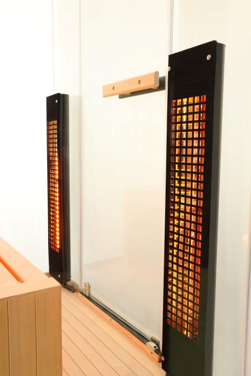 Billund 2A 2-Osobowa Sauna na podczerwień 125 x 100 x 190 cm SB40125 promienniki