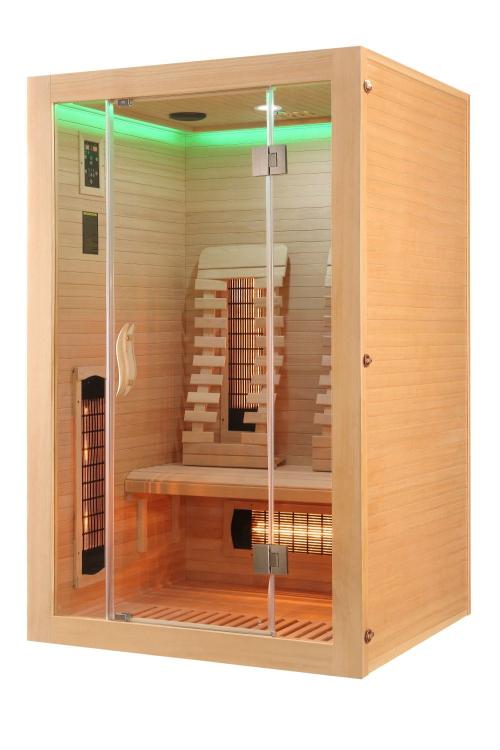Malmo 2-Osobowa Sauna na podczerwień 120 x 105 x 190 cm SB10120 zielony