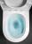 AVIS kompakt WC, Vortex Rimless, odpływ uniwersalny, biały PC106V z góry