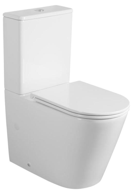 AVIS kompakt WC, Vortex Rimless, odpływ uniwersalny, biały PC106V