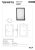 Lustro obrotowe 40x60 cm, rama czarny mat 301401030 rysunek
