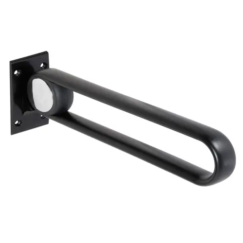 Poręcz łazienkowa składana w kształcie U 620 mm czarna 355107270