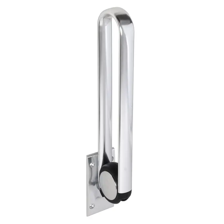 Poręcz łazienkowa składana w kształcie U 620 mm chrom 355107272 złożona