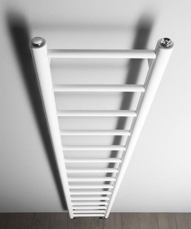 DINA Grzejnik łazienkowy biały 335 W 300x1740 mm IR366W z góry