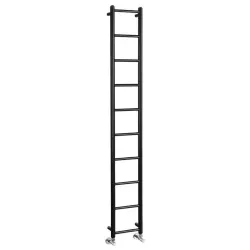 DINA Grzejnik łazienkowy czarny mat 282 W 250x1680 mm	IR377TB