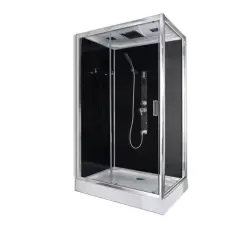 TREND Kabina prysznicowa wolnostojąca czterościenna prostokątna z hydromasażem 80x120x215 cm SANOTECHNIK CL72