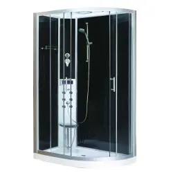 VARIO Kabina prysznicowa czterościenna wolnostojąca z hydromasażem 80x120x215 cm (lewa) SANOTECHNIK CL120