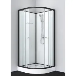 BELA 2 Kabina prysznicowa czterościenna wolnostojąca półokrągła 90x90x203 SANOTECHNIK PS13B