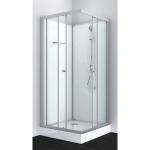 FORTE 2 Kabina prysznicowa kwadratowa czterościenna wolnostojąca 90x90x203 cm SANOTECHNIK PS15