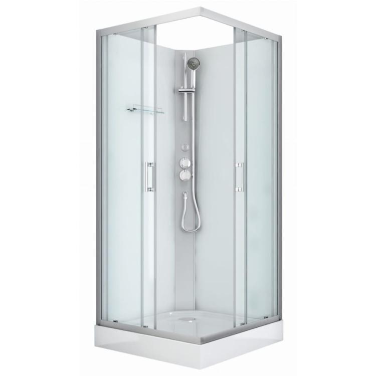 Kabina prysznicowa kwadratowa czterościenna wolnostojąca 90x90x210 cm DENVER chrom SANOTECHNIK L12.jpg