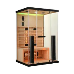 Billund 2A 2-Osobowa Sauna na podczerwień infrared 125x100x190cm SANOTECHNIK SB40125
