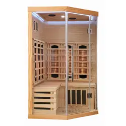 SUPREME Sauna na podczerwień infrared 2 osobowa 120x120x190 cm SANOTECHNIK SB80120