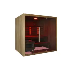 KOTKA Sauna Fińska z podczerwienią infrared 4-5 osobowa 200x150x190 cm SANOTECHNIK F70150