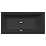 CLEO Wanna akrylowa prostokątna 150x75x48 cm czarny mat 27611.21