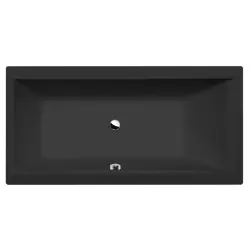 CLEO Wanna akrylowa prostokątna 150x75x48 cm czarny mat 27611.21