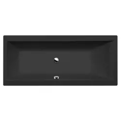 CLEO Wanna akrylowa prostokątna 160x70x48 cm czarny mat 73611.21