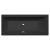 CLEO Wanna akrylowa prostokątna 160x70x48 cm czarny mat 73611.21