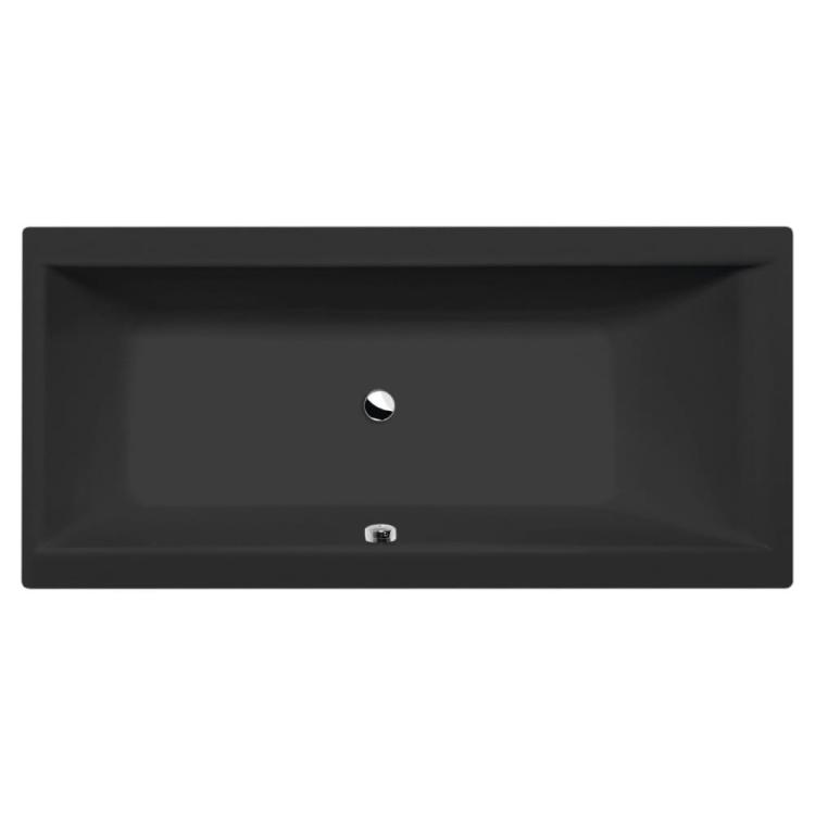 CLEO Wanna akrylowa prostokątna 160x75x48 cm czarny mat 93611.21