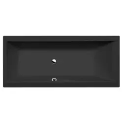 CLEO Wanna akrylowa prostokątna 170x75x48 cm czarny mat 94611.21