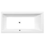 CLEO Wanna akrylowa prostokątna 180x90x48 cm biały mat 13111.11