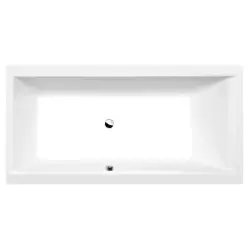 CLEO Wanna akrylowa prostokątna 180x90x48 cm biały mat 13111.11
