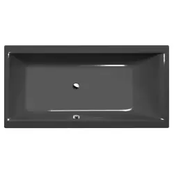 CLEO Wanna akrylowa prostokątna 180x90x48 cm ciemnoszary 13111.30