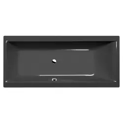 CLEO Wanna akrylowa prostokątna 180x80x48 cm ciemnoszary 95611.30
