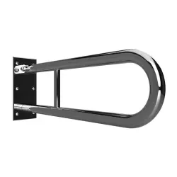 Poręcz łazienkowa składana w kształcie U 750 mm   stal nierdzewna 301606301