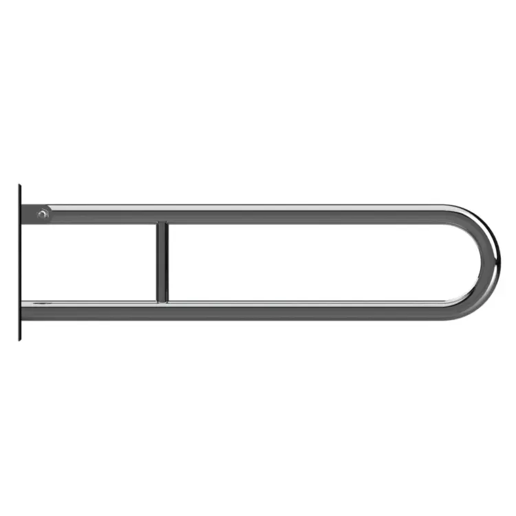 Poręcz łazienkowa składana w kształcie U 750 mm stal nierdzewna 301606301 bokiem