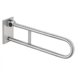 Poręcz łazienkowa składana zdejmowana w kształcie U 600 mm stal nierdzewna szczotkowana 301507825