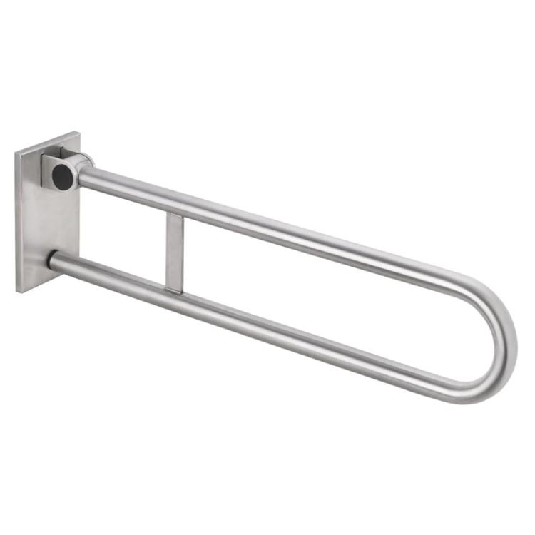 Poręcz łazienkowa składana zdejmowana w kształcie U 813 mm stal nierdzewna szczotkowana 301507835