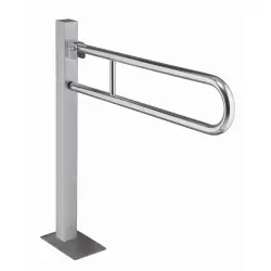 Poręcz łazienkowa  stojąca uchylna 81,30 cm stal nierdzewna szczotkowana 301107602