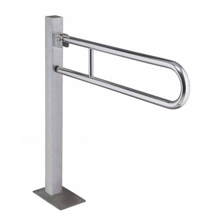 Poręcz łazienkowa stojąca uchylna 81,30 cm stal nierdzewna 301107601.jpg