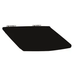 Siedzisko prysznicowe składane czarne 34 x33 cm 203125064