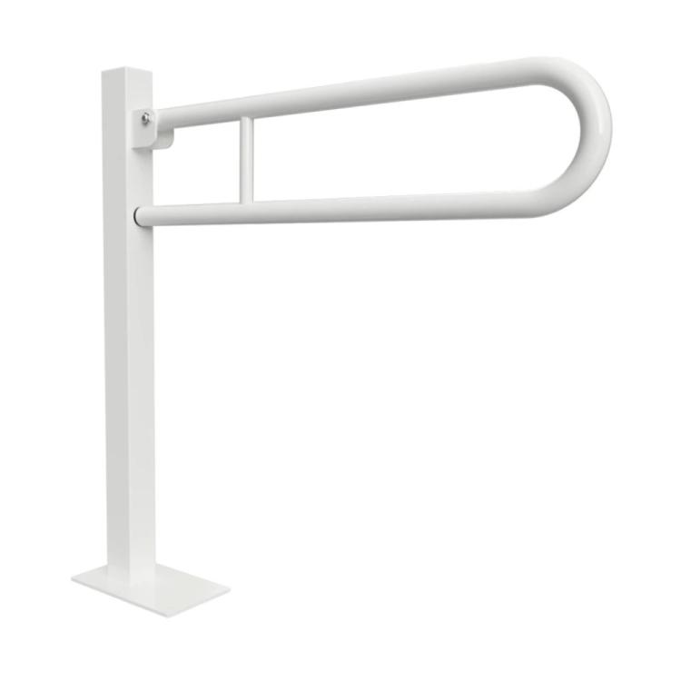 Poręcz łazienkowa stojąca uchylna 750 mm biała 301107304