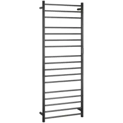 Grzejnik elektryczny na ręczniki 600x1680 mm, 285 W, czarny 704151060