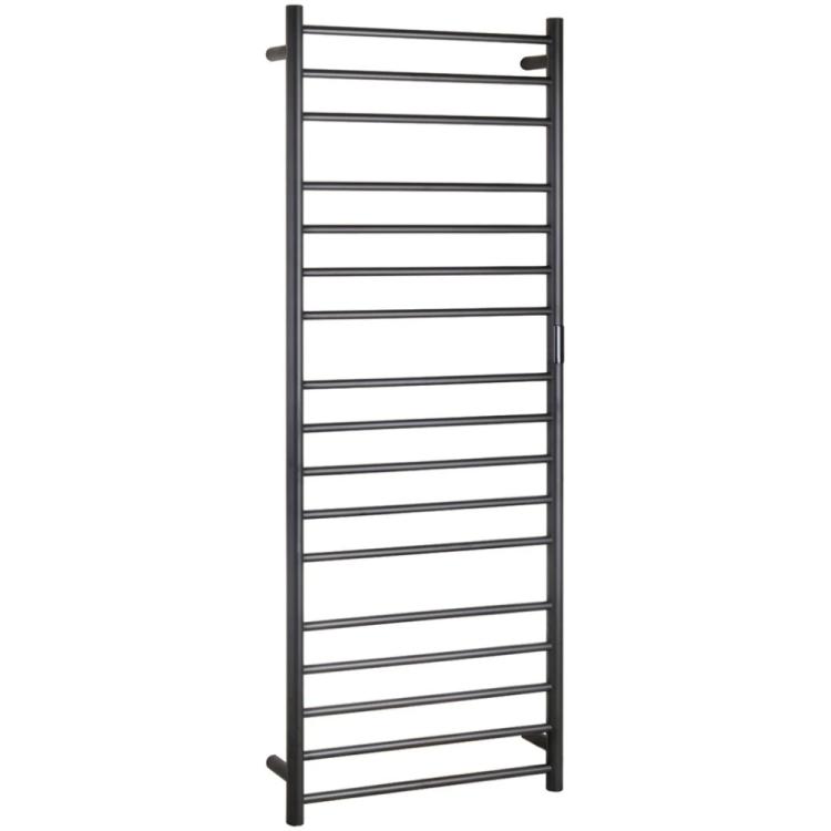 Grzejnik elektryczny na ręczniki 600x1680 mm, 285 W, czarny 704151060