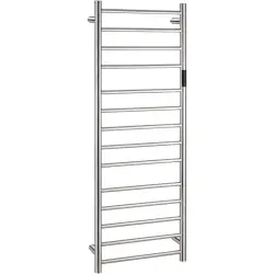Grzejnik elektryczny na ręczniki 450x1320 mm, 180 W, stal nierdzewna polerowana  704151051